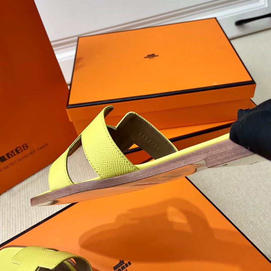 에르메스 올수공 오란 슬리퍼 샌들 앱송 33